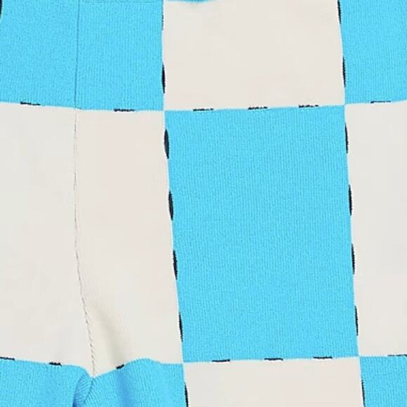 Jacquemus Le Short Gelato checked shorts azure size 8 - Picture 2 of 10